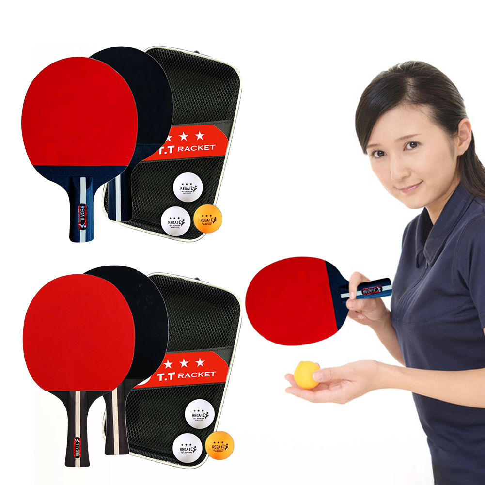Table Tennis Racket 2 Rackets  - đánh giá và giá Table Tennis Olympics