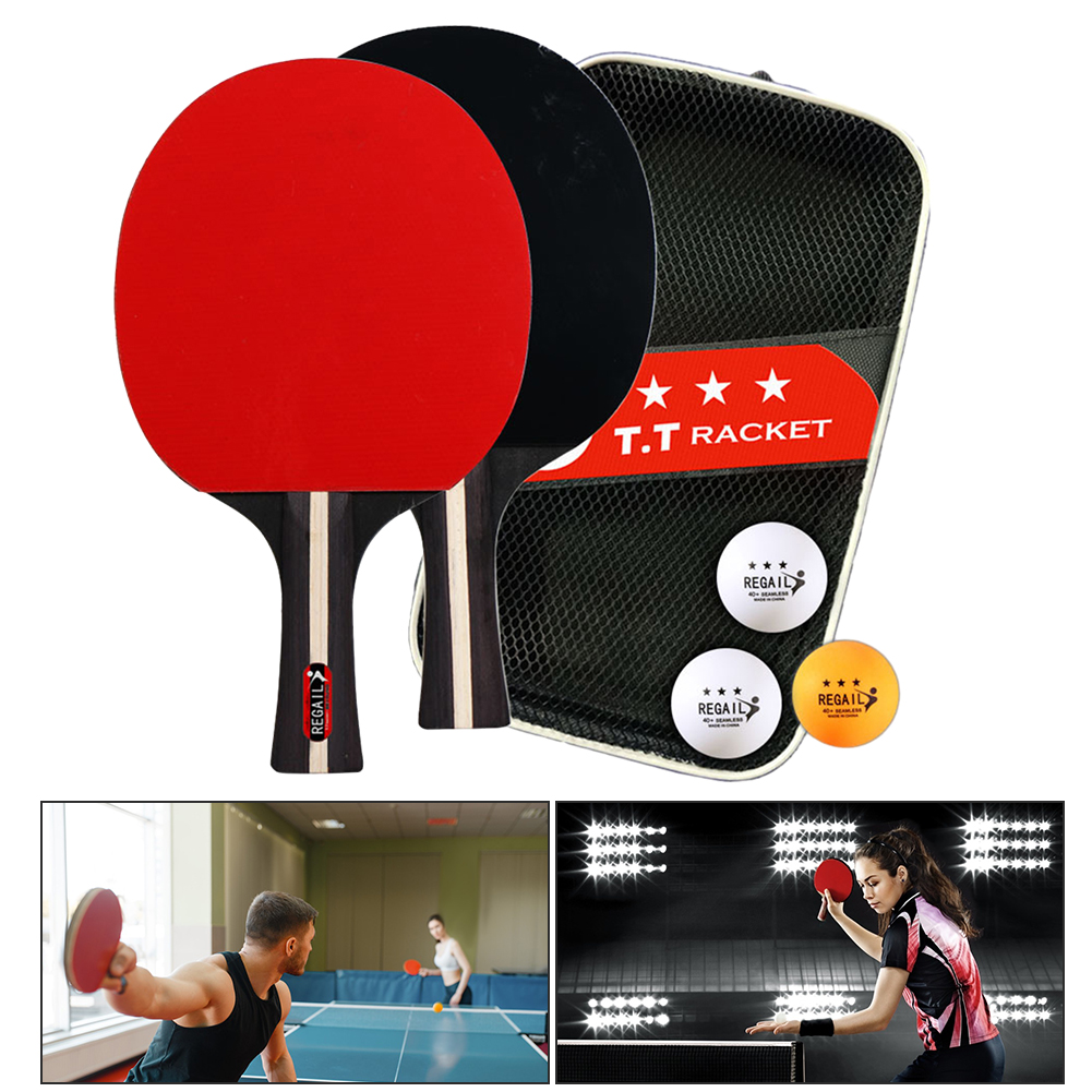 Table Tennis Racket 2 Rackets  - đánh giá và giá Table Tennis Olympics
