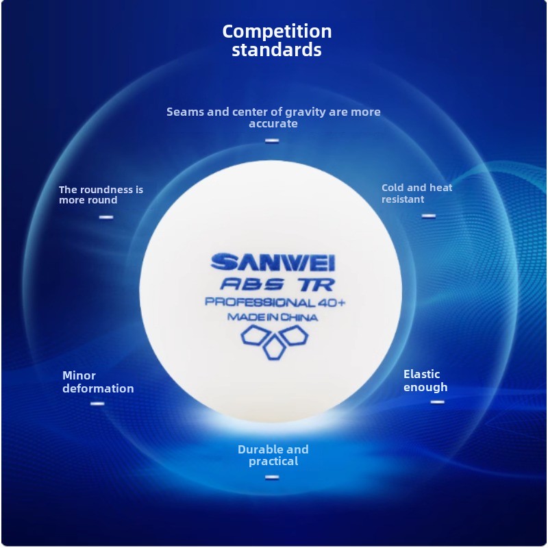 100 pcs Sanwei New Materials P - đánh giá và giá Table Tennis Olympics