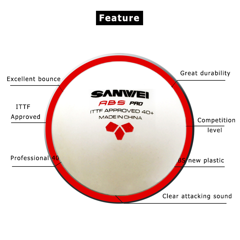 SANWEI ABS PRO 3-Star 40+ Tabl - đánh giá và giá Table Tennis Olympics