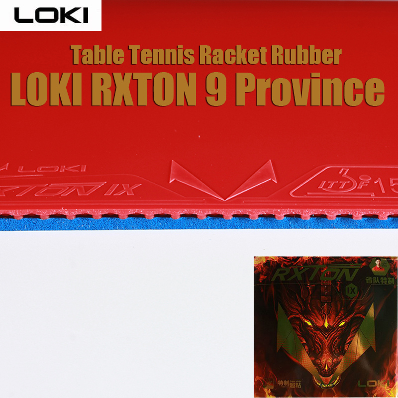 LOKI RXTON 9 Table Tennis Rubb - đánh giá và giá Table Tennis Loki